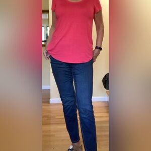 Reitmans Slim leg Jeans 1 Dark Blue, 2 faded blue & 1 black. Price for all 4